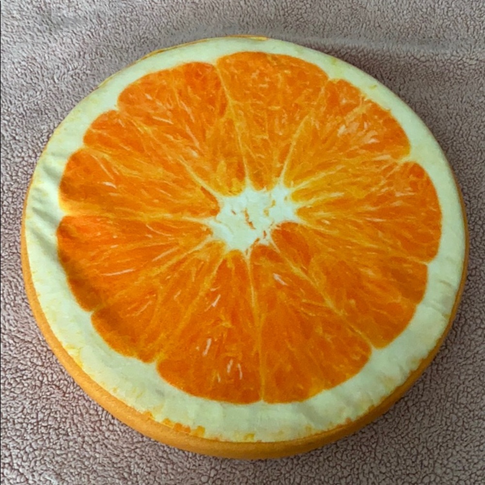Orange Slice Pillow